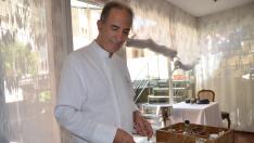 Despedida del chef Ángel Conde de las cocinas del restaurante El Chalet en Zaragoza