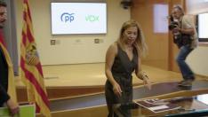 Firma del acuerdo de PP y Vox en Aragón