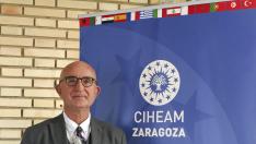 El director del Ciheam de Zaragoza, Raúl Compés, en una entrevista con Efeagro.