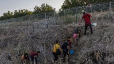 migrantes en la frontera México-Estados Unidos