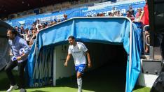 Presentación de Santiago Mouriño, nuevo jugador del Real Zaragoza, en La Romareda