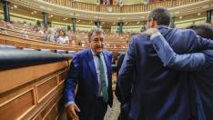 El diputado PNV Aitor Esteban este jueves a su llegada al hemiciclo del Congreso de Diputados