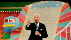 FILE PHOTO: Bob Barker introduces the "Plinko" game segment during the taping of his final episode of "The Price Is Right" in Los Angeles