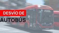 Desvíos del autobús urbano en Zaragoza