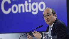 Miquel Iceta tras el Consejo de Ministros
