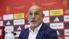 - El seleccionador de la selección española masculina de fútbol, Luis de la Fuente, anuncia en rueda de prensa la lista de convocados para los próximos compromisos de la selección española