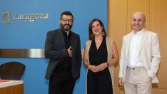 Sara Fernández, José Francisco García y Bono D’Costa, en la presentación.