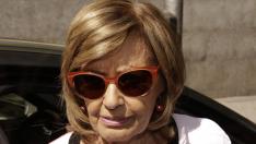 María Teresa Campos acude a la Clínica La Luz.