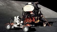 Apolo 17 durante la misión tripulada a la Luna.