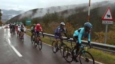 Escapados camino de Formigal en la Vuelta de 2020, en la que la estación fue final de etapa.