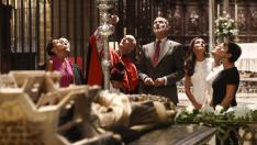 Los reyes Felipe VI y Letizia llegan a Pamplona para conmemorar el Privilegio de la Unión