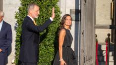 La reina Letizia, el martes, con el vestido de The 2ndSkinCo.
