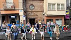 Miembros de la asociación Alzheimer Somontano Barbastro.