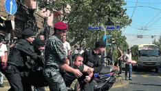 La Policía de Armenia detiene a un participante en Nagorno Karabaj