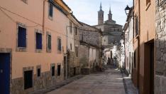 Una calle de Fuendetodos, el pueblo donde nació Goya