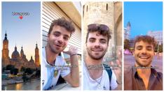 El influencer argentino romansocias sobre Zaragoza en su cuenta de Instagram