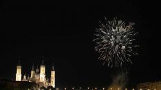 Así han sido los fuegos artificiales para poner fin a las Fiestas del Pilar de 2023