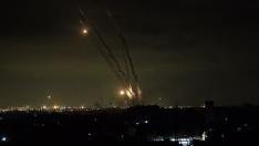 Hamas military wing launches rockets towards Israel