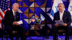 Biden junto a Netanyahu en Tel Aviv