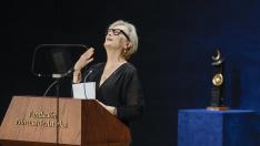 La actriz estadounidense Meryl Streep, Premio Princesa de Asturias de las Artes interviene durante la gala de la 43º edición de los Premios Princesa de Asturias que se celebra este viernes en el Teatro Campoamor