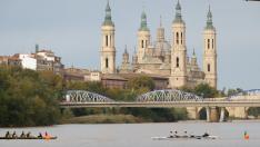 XXXVII Trofeo Ibercaja-Ciudad de Zaragoza 2023 de yolas en el río Ebro