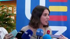 Irene Montero reconoce que Podemos no estaba al tanto del pacto entre PSOE y Sumar