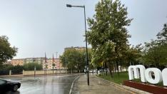 Casco urbano de Monzón.