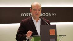 El portavoz de Vox en las Cortes,  Santiago Morón
