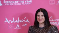 Laura Pausini homenajeada en la Gala 'Person of the year' en el Latin Grammy de Sevilla.