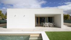 Casa Initium, en Utebo, de PBS Arquitectura, que recibió un accésit del Trofeo Ricardo Magdalena.
