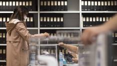 Imagen de archivo de las elecciones al Colegio de Enfermería de Zaragoza, en septiembre de 2020.