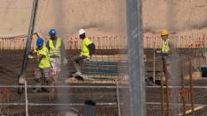 Las obras de las viviendas de La Merced en Huesca van a recuperar el ritmo inicial por fin.