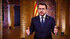 El presidente de la Generalitat, Pere Aragonès, ha reclamado este martes en el discurso institucional de Navidad