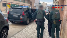 Tres detenidos en un operativo de la Guardia Civil en Villanueva de Gállego.