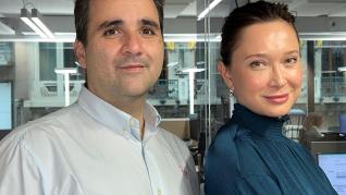 Óscar López-Blanco Ezquerra y Katerina Kokurina, fundadores de Panel Sandwich Group