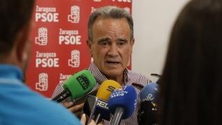 Foto de la Ejecutiva Provincial del PSOE para aprobar listas en Zaragoza: Juan Antonio Sánchez Quero