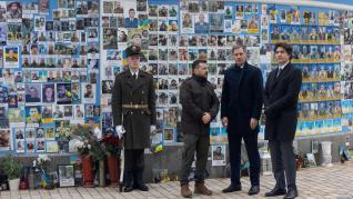 Visita de la UE a Ucrania en el segundo aniversario de la invasión rusa.