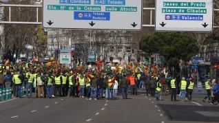 Protestas agricultores en Madrid