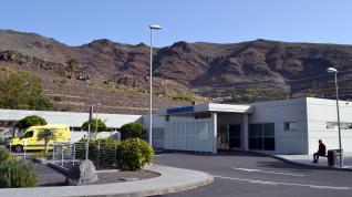 Imagen del hospital de La Gomera donde permanecen ingresados los cinco alemanes.