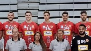 La plantilla del Bada Huesca para la temporada 2021-22.
