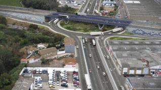 Recreación del resultado de la carretera de Castellón tras la construcción del túnel.