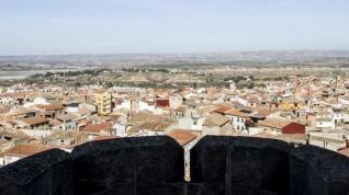 Vistas de Caspe desde la Torre de Salamanca.