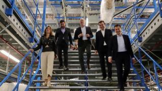 Visita de Jorge Azcón a Inditex