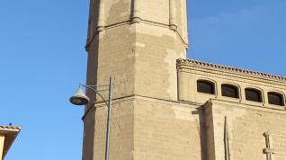 La iglesia de San Pedro Apóstol de Binéfar.