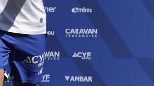 Presentación de Germán Valera, nuevo jugador del Real Zaragoza, en La Romareda