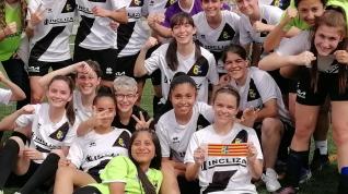 Equipo del CD Unión La Jota Vadorrey, uno de los clubes que ya cuentan con sección femenina propia.