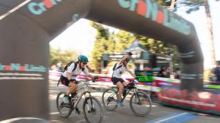 Primera edición de la Cicloturista Solidaria en Zaragoza, este sábado.
