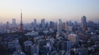 Rascacielos en Tokio.