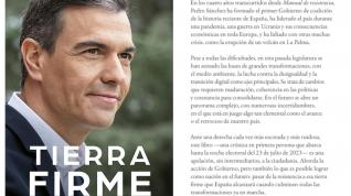 'Tierra firme', el último libro de Pedro Sánchez