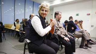 María Victoria Pinilla y el resto de acusados, en la Audiencia Provincial.